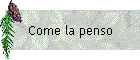 Come la penso